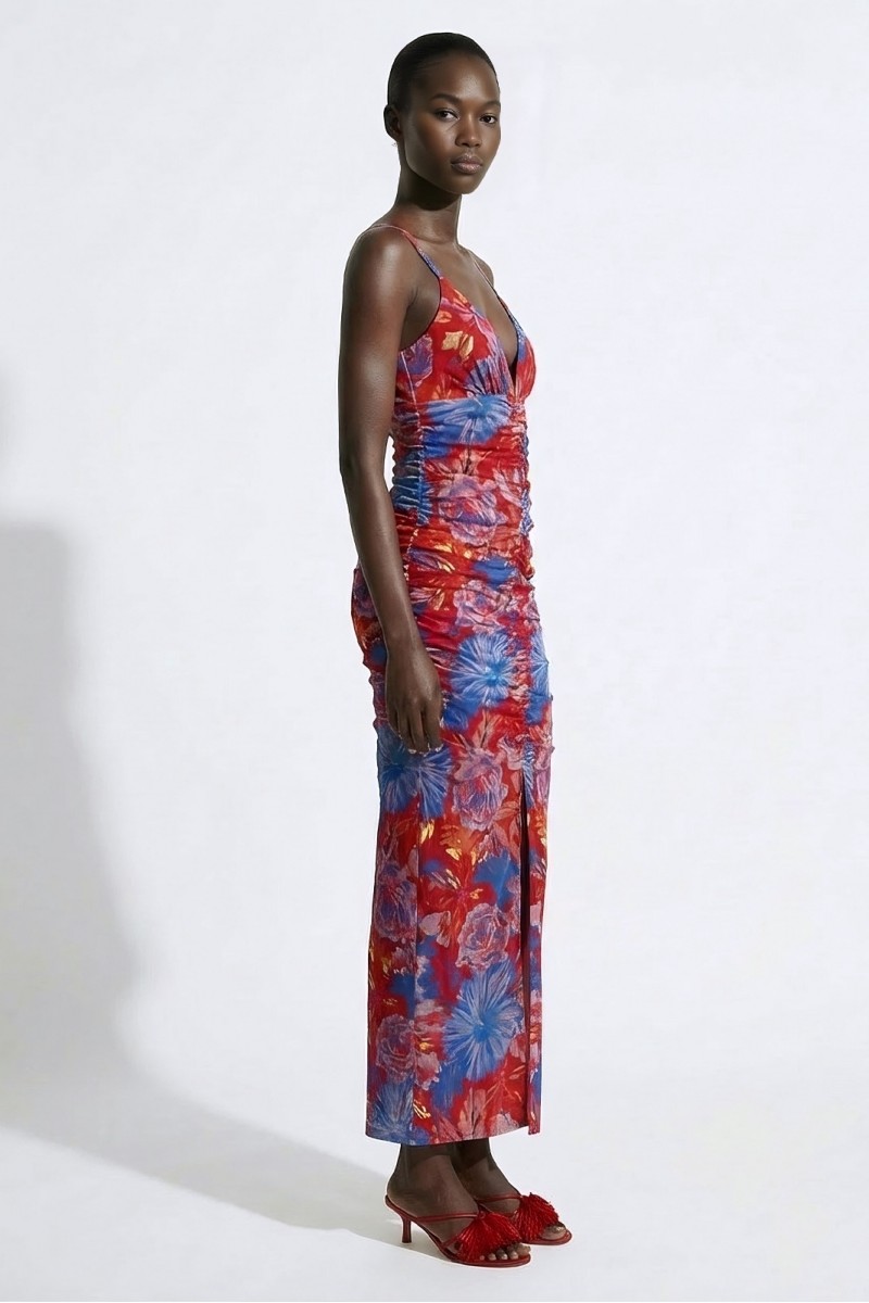 GOLDEN HOUR FLORAL DRESS
