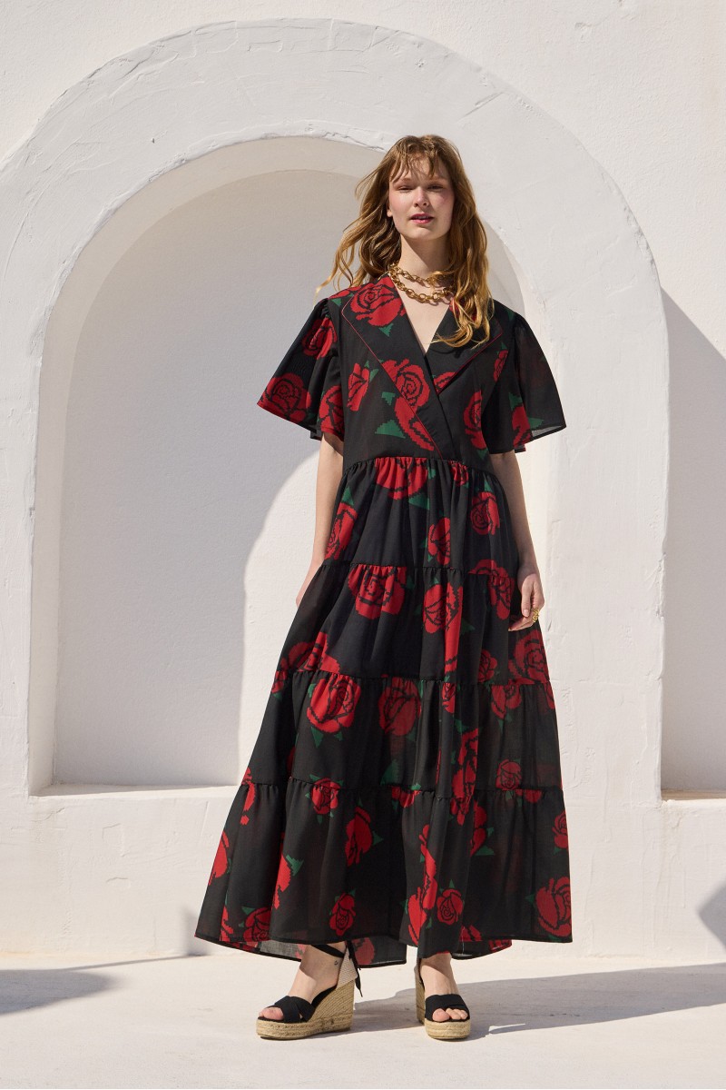 ‘VANESSA’ ΜΙΝΤΙ ΦΟΡΕΜΑ (BLACK ROSES)