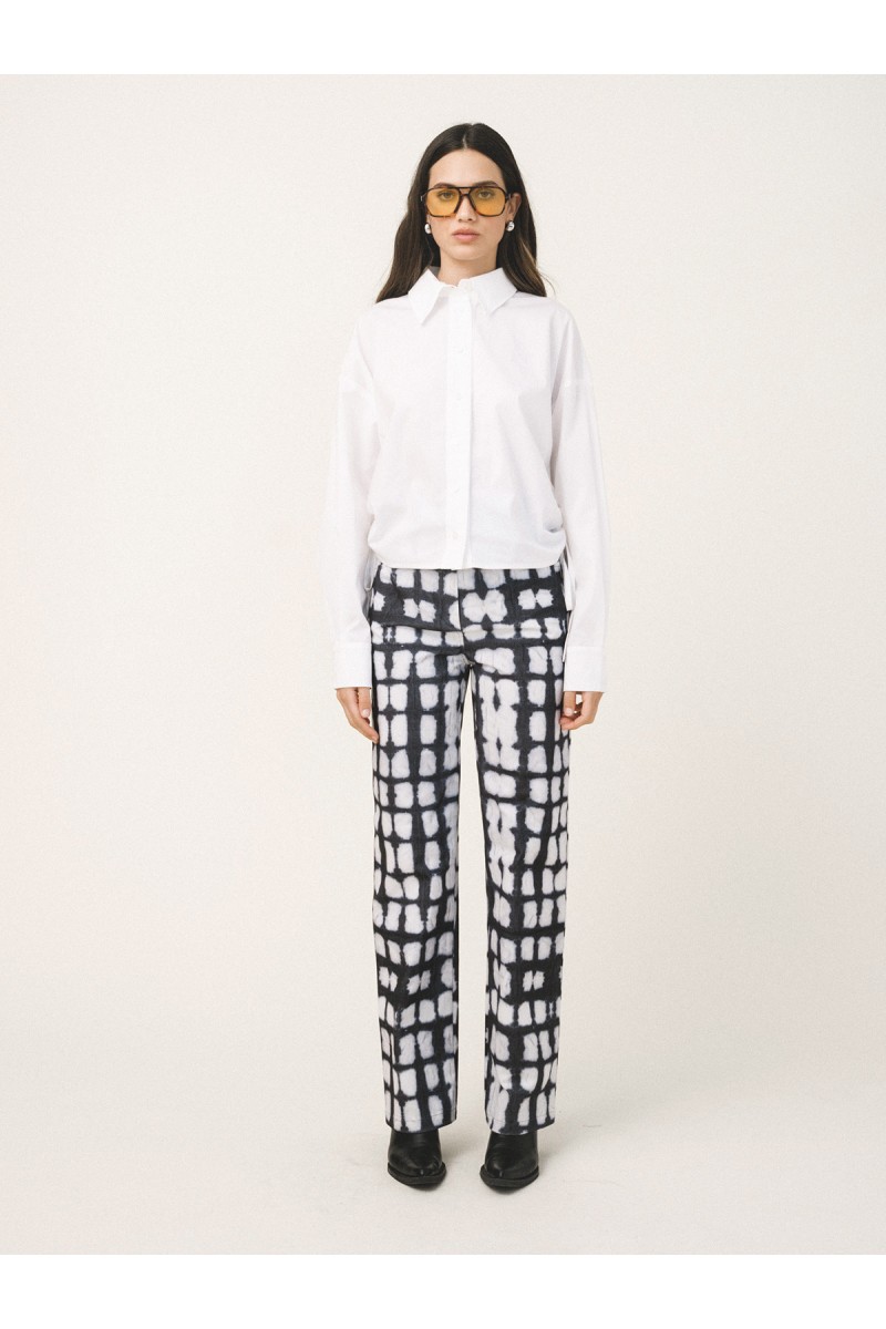 SAILOR Printed Straight - Leg Pants
