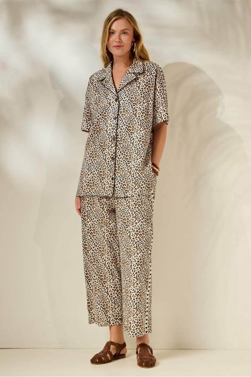 ‘ZOI’ ΒΑΜΒΑΚΕΡΟ ΠΟΥΚΑΜΙΣΟ (ANIMAL PRINT)
